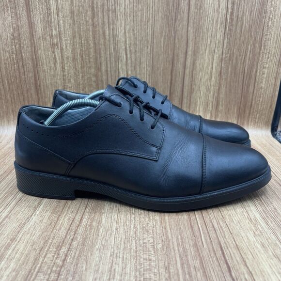 JOHNSTON MURPHY XC4 MADDOX CAP TOE MEN'S SHOES 11.5 M BLACK  SHOES - Picture 1 of 9